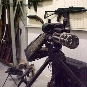 M134 Minigun on Tripod