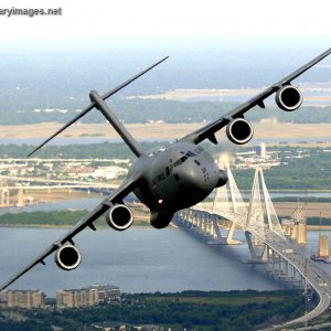 C-17 over Charleston