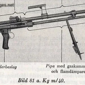 Kg m/40 light support weapon