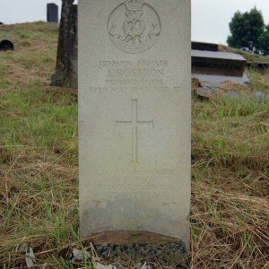 13076709 Private J Rostron - Pioneer Corps