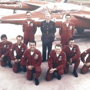 Red Arrows 1971 Team