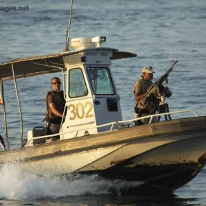 Harbor patrol boat unit