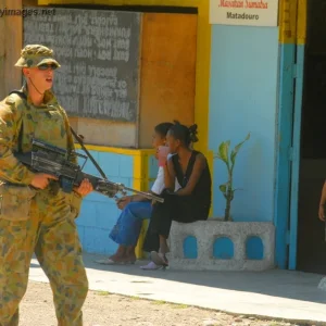 Soldier from the 3rd Royal Australian Regiment BG