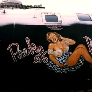 B29 nose art - Peek of Perfect