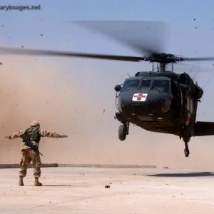 UH-60 Blackhawk helicopter ambulance