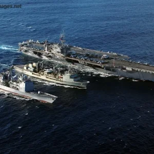 USS Kitty Hawk & USS Cowpens & HMAS Success