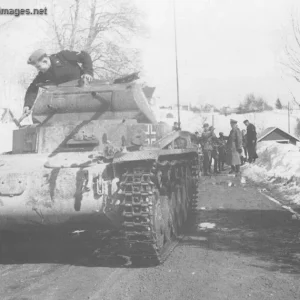 Pz.Kpfw II of Panzer-Abteilung 40 in Norway