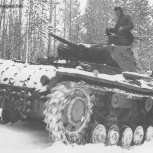 Pz.Kpfw III Ausf. D of Panzer-Abteilung 40 at Kiestinki