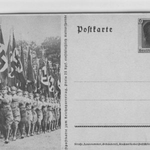 German postcard/ SA Rally( Brown Shirts)S