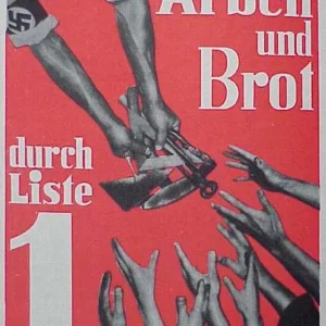 Nazi_Poster_-_Work_And_Food