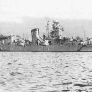 Japanese Oyodo cruiser Apr 25, 1943