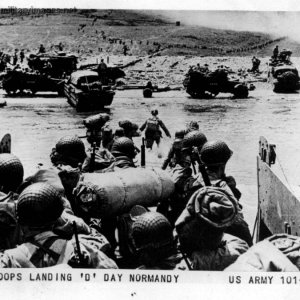 World War 2-Troops Landing, D-Day
