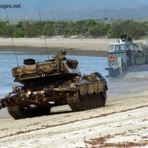 Australian Army Leopard AS1 main battle tank