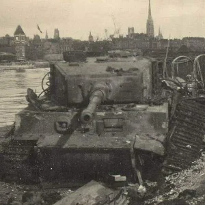 Destroyed Tiger Tank - Falaise Pocket WW2