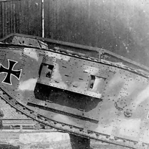 Captured British WW1 Tank