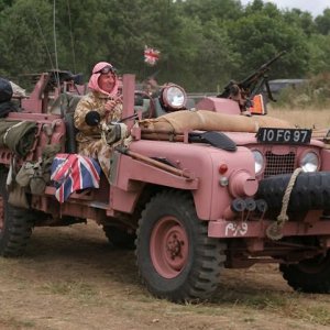 Pink Panther Land Rover