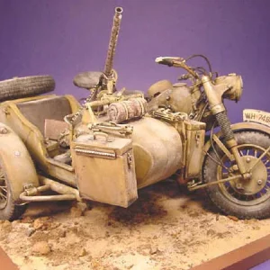 German bmw motorcycle sidecar combo