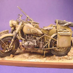 German bmw motorcycle sidecar combo