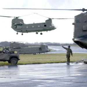 RAF Chinooks