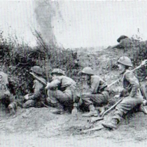 soldiers in action