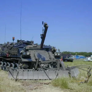 FV432 with mine plough