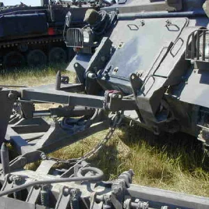 FV432 with mine plough