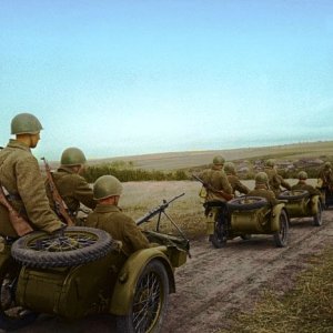 Soviet Army WWII In colour