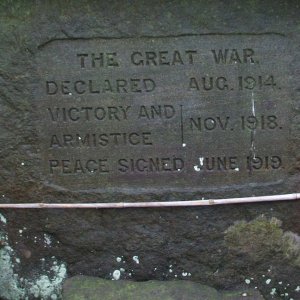 Leekbrook War Memorial Staffordshire