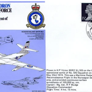 First Day Cover No.543 Squadron RAF