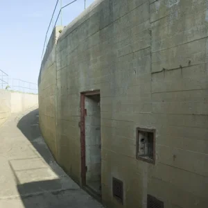 Entrance and exit from Ammunition bunker