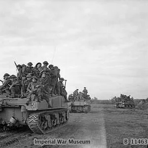 51st Highland Division, Sherman tanks 1944