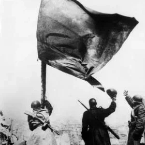 Red flag on the Reichstag