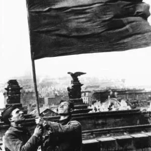 Red flag on the Reichstag