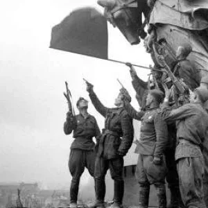 Soviet soldiers in Berlin