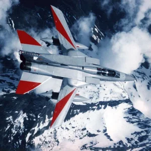 RAF F3 Tornado over the Alps