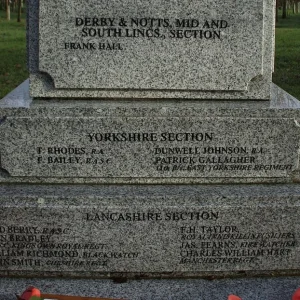 Alrewas, Showmen's War Memorial, Staffordshire