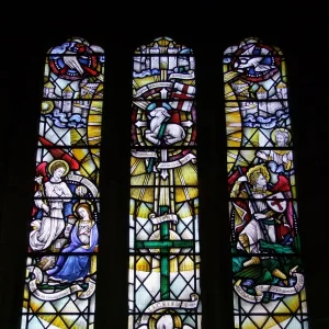 Melbourne Derbyshire  WW2 Memorial Window