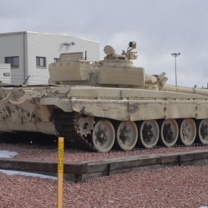 T-72 on display at Fort Carson