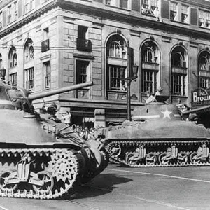 Sherman tanks