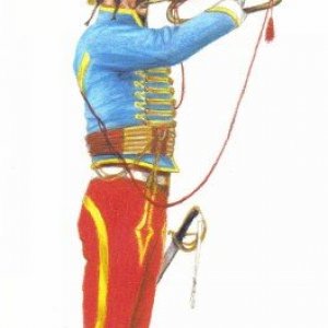 French 5th Hussar Trumpeter