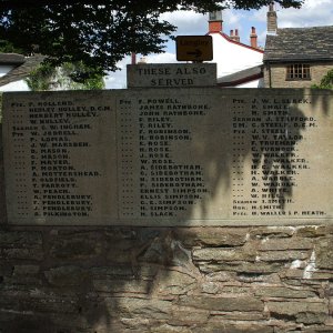 Sutton War Memorial, Cheshire