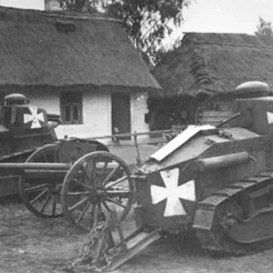 captured polish FT 17 tank in 1939