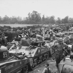 Sherman tanks