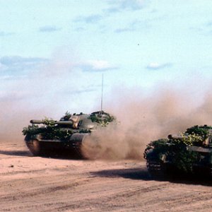 Two T-55 at Niinisalo
