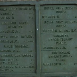 Clay Cross War Memorial Derbyshire