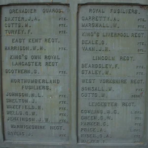 Clay Cross War Memorial Derbyshire