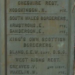 Clay Cross War Memorial Derbyshire