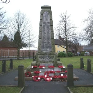 Church Gresley War Memorial, Derbyshire