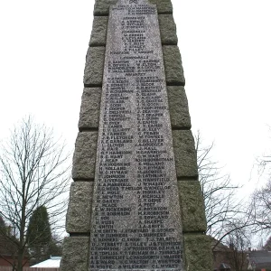 Church Gresley War Memorial, Derbyshire