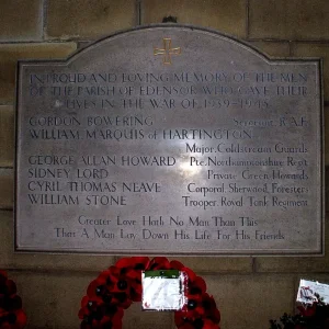 Edensor War Memorial Derbyshire